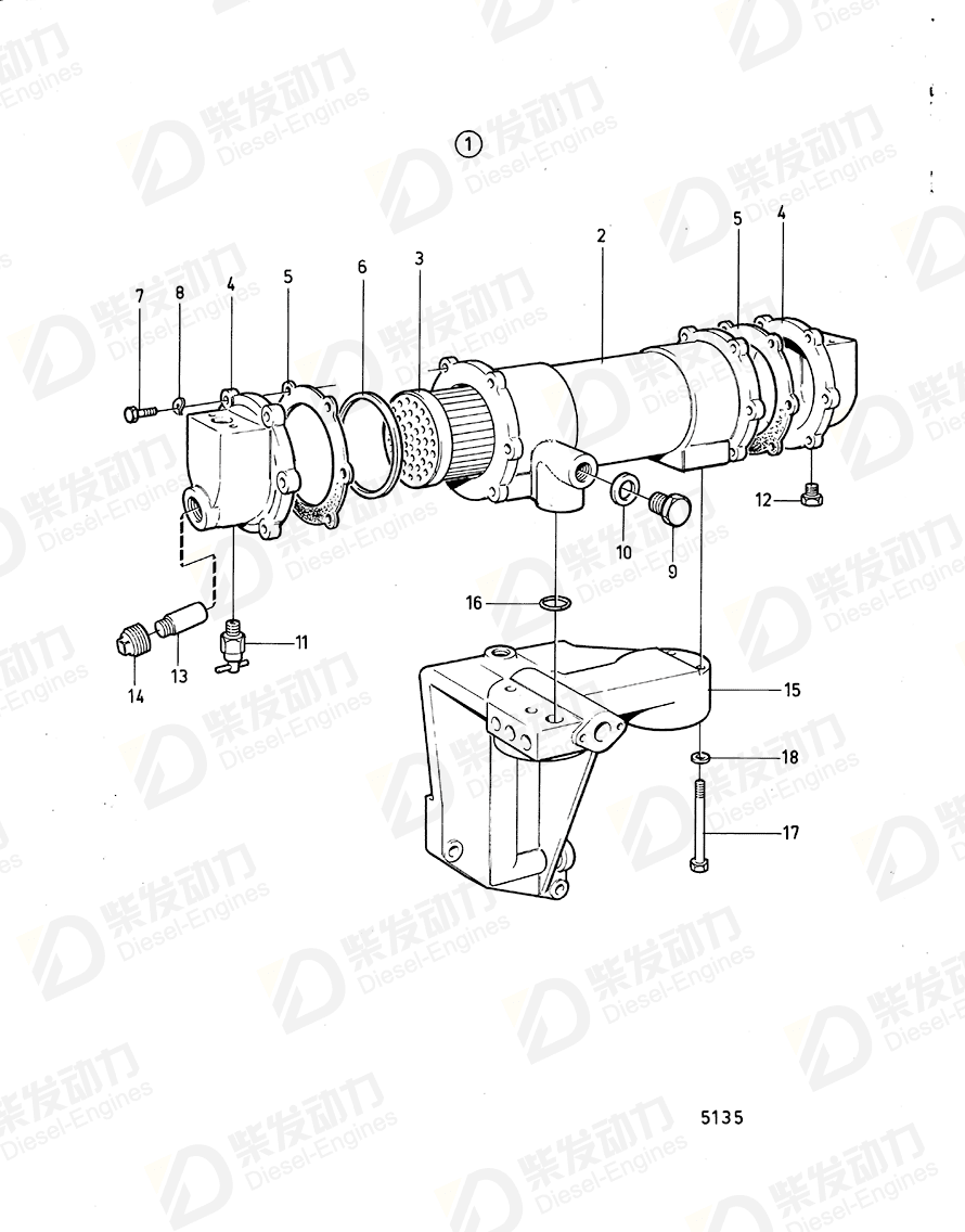 VOLVO Gasket 862601 Drawing